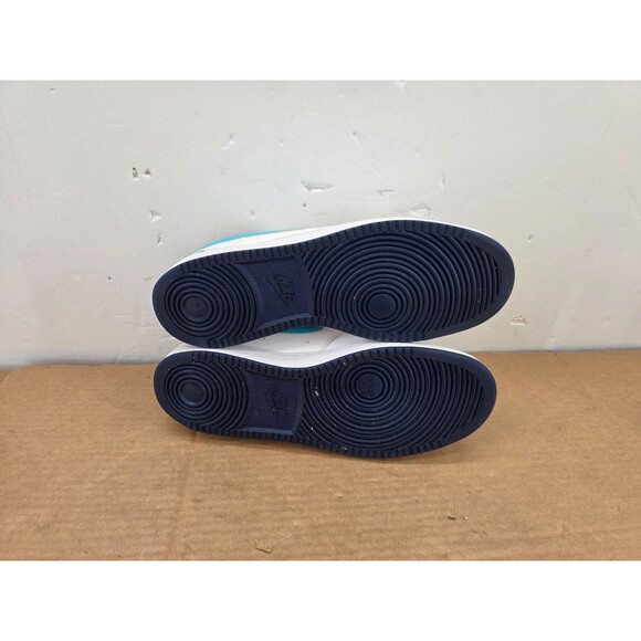Nike Court Vision Lo White/Turquoise Blue-Blue Void (DM1187 100) Mens Size 13 main image 5